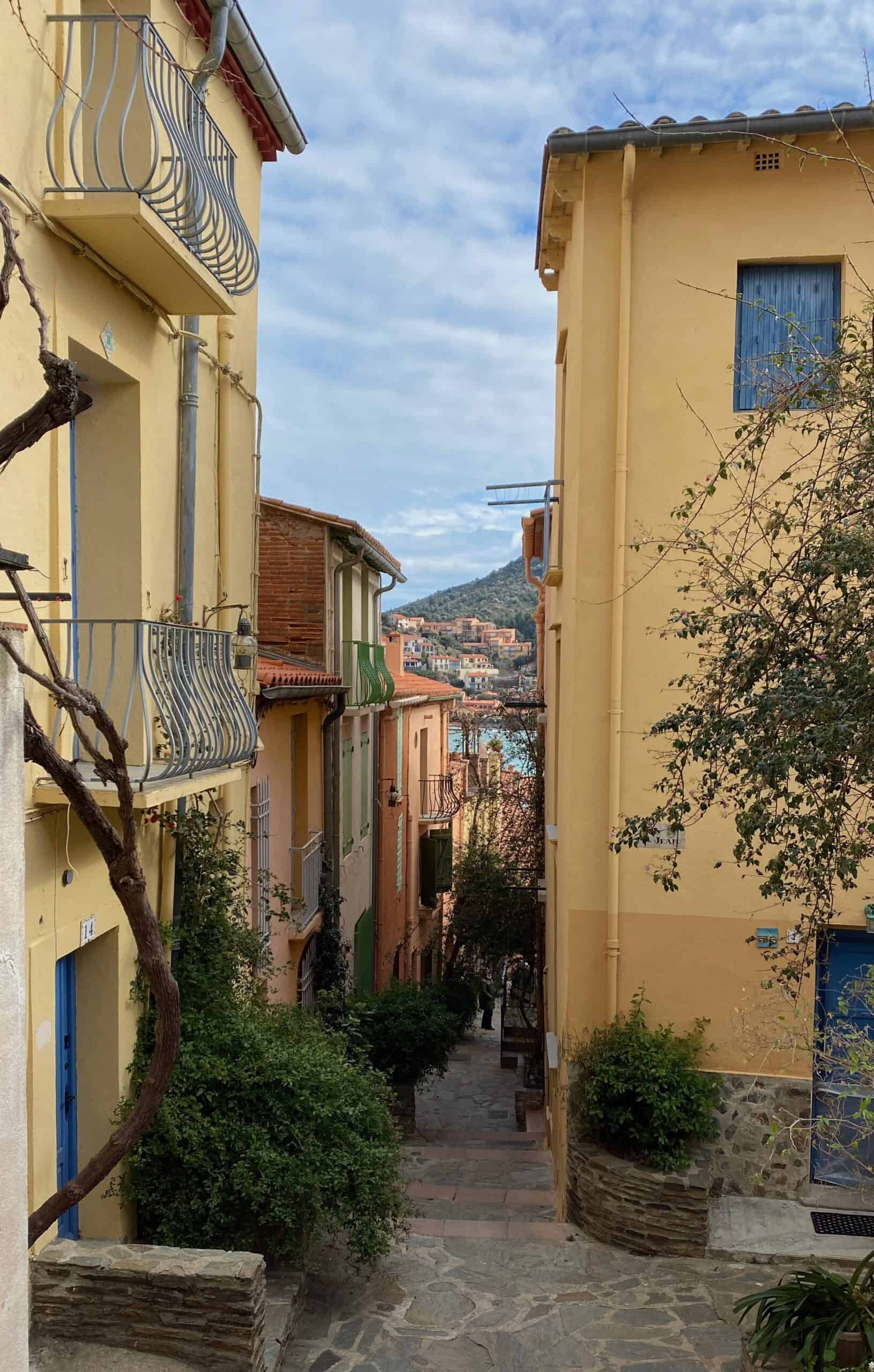 The quaint streets of Collioure