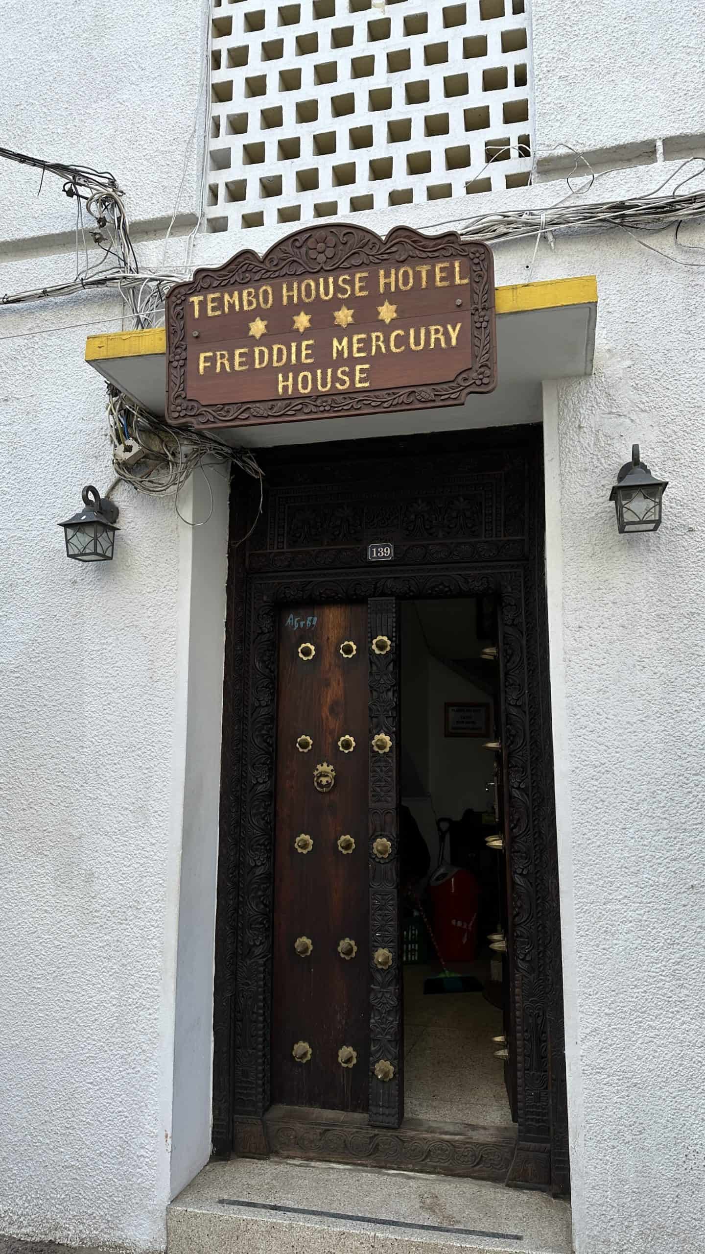 Entrance to Freddie Mercury house