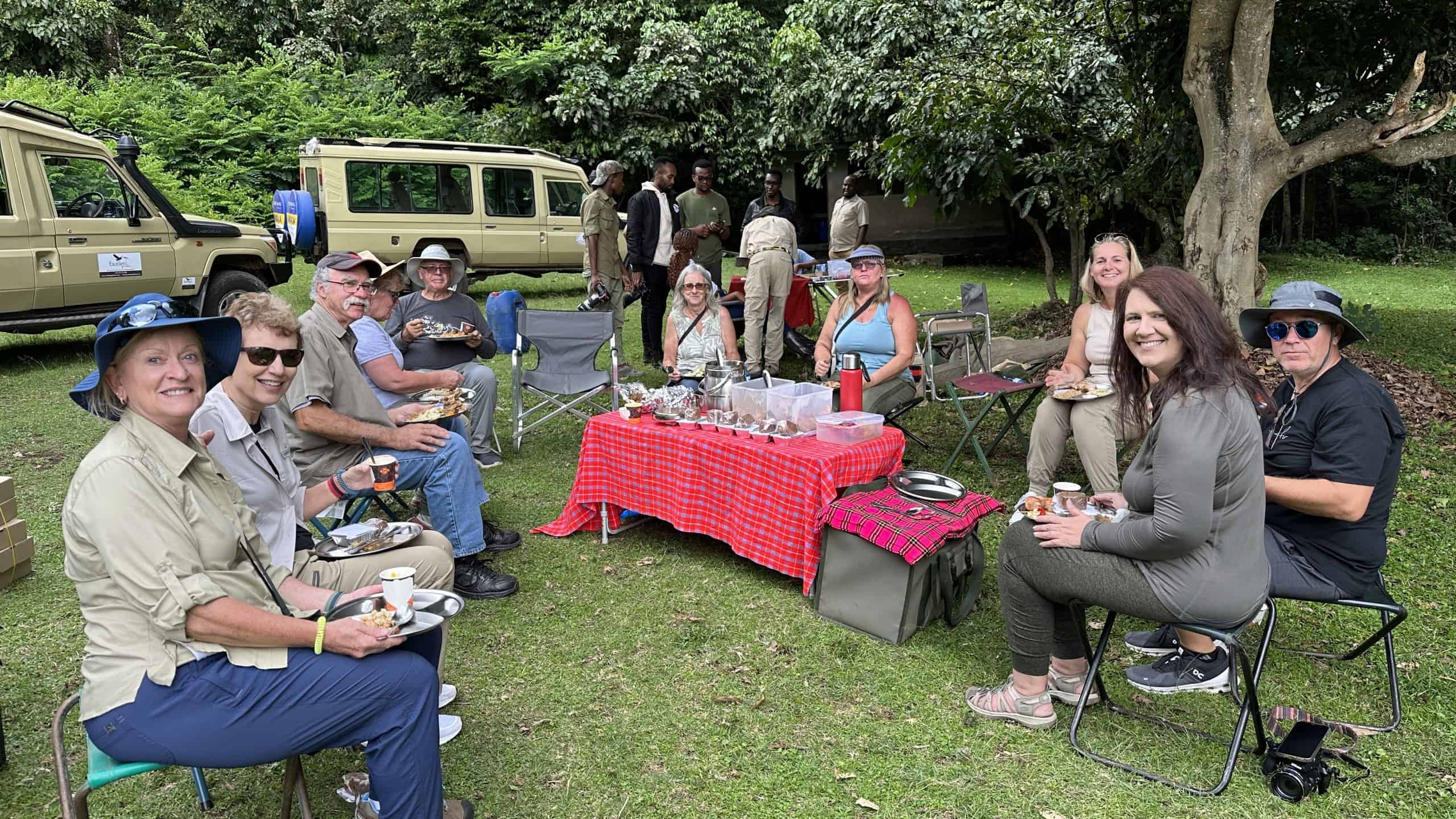 Lunch in Arusha National Park