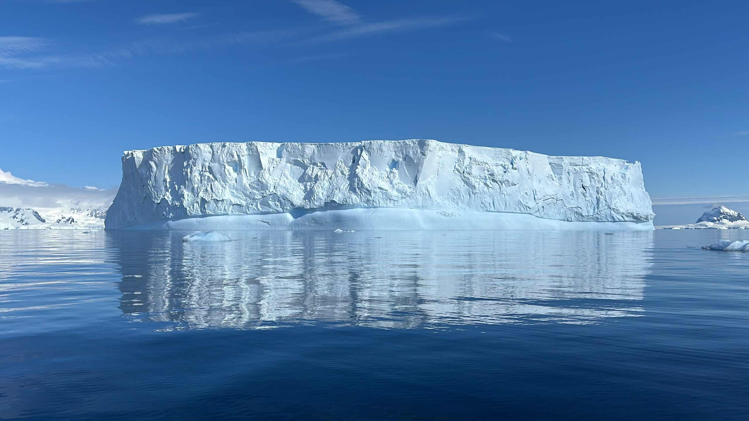 Enormous icebergs