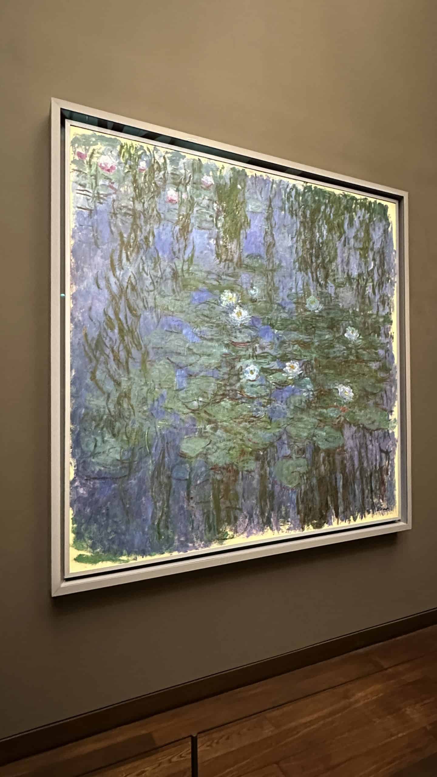 Blue Water Lilies by Monet