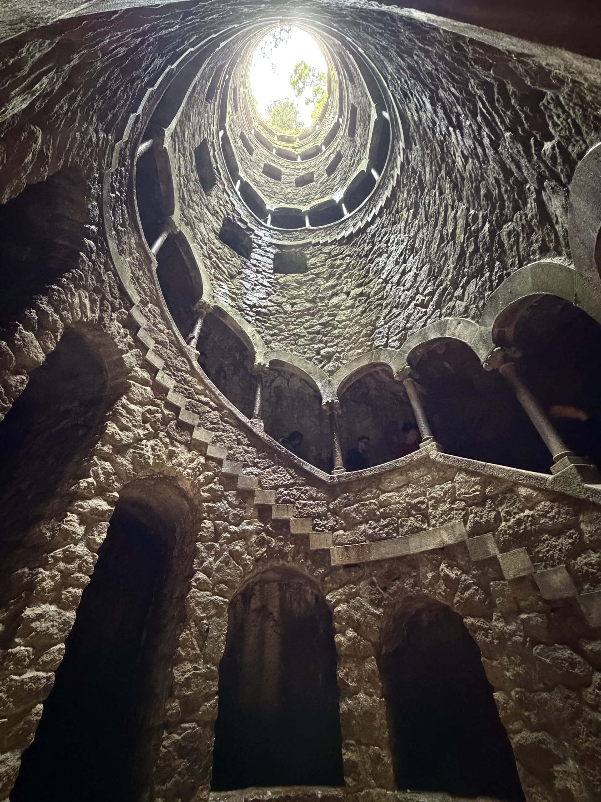 Looking up from the bottom